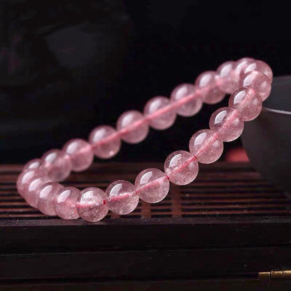 Buddha Essence Natural Rose Quartz Love Caring Bracelet