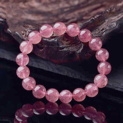 Buddha Essence Natural Rose Quartz Love Caring Bracelet